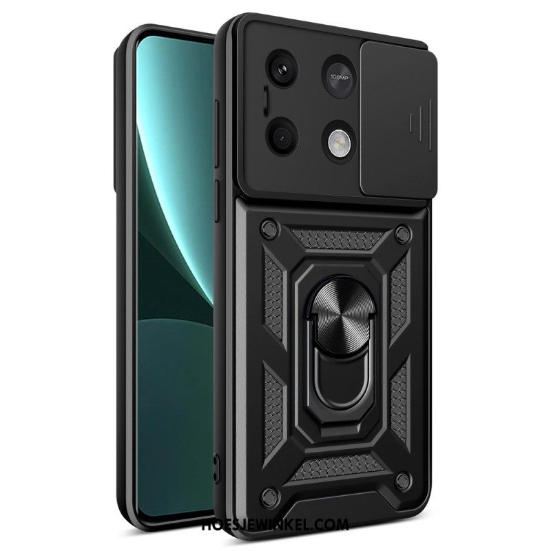 Hoesje Voor Xiaomi Redmi Note 13 5g Steunring En Schuifbescherming Voor Lens