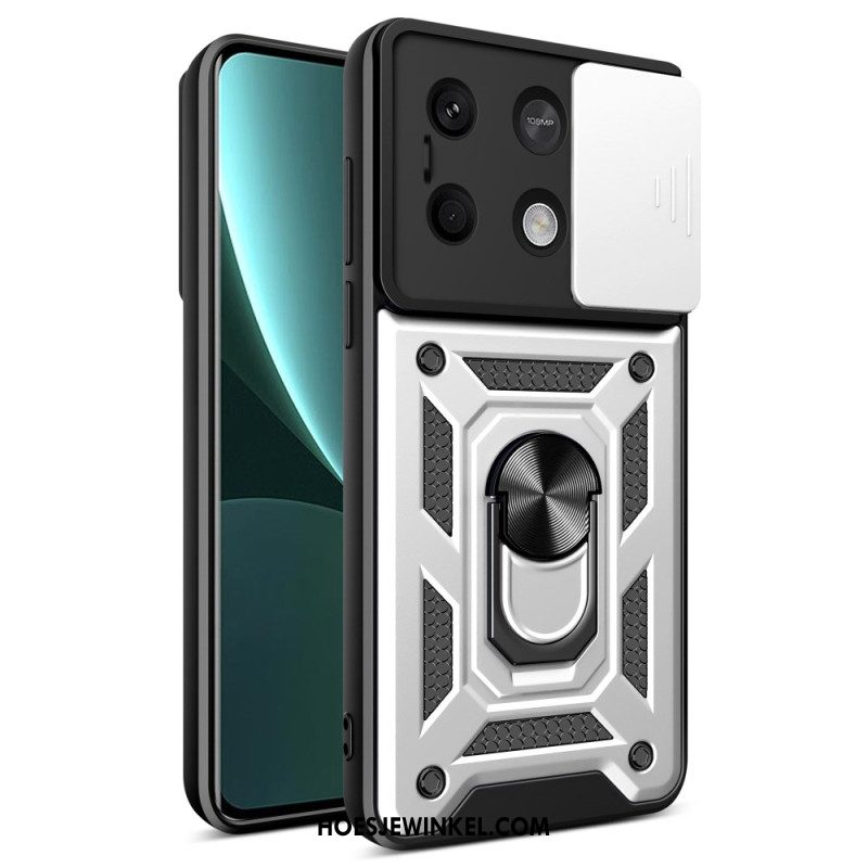 Hoesje Voor Xiaomi Redmi Note 13 5g Steunring En Schuifbescherming Voor Lens