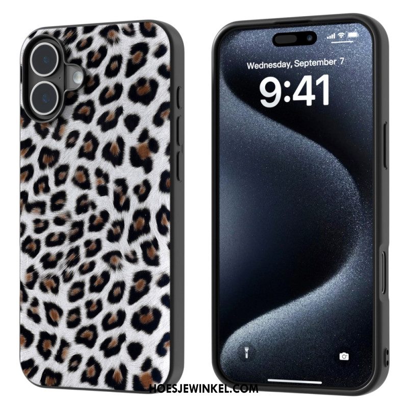 Hoesje Voor iPhone 16 Luipaardstijl