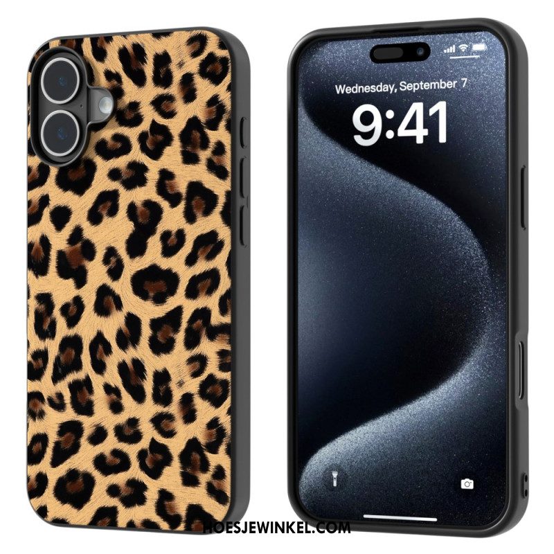 Hoesje Voor iPhone 16 Luipaardstijl