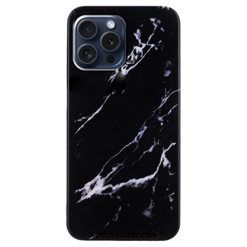 Hoesje Voor iPhone 16 Pro Max Gemarmerd Patroon