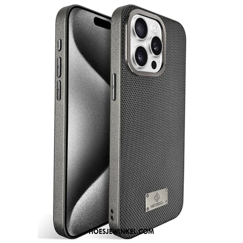 Hoesje Voor iPhone 16 Pro Max Kst Design Ademend Gaas