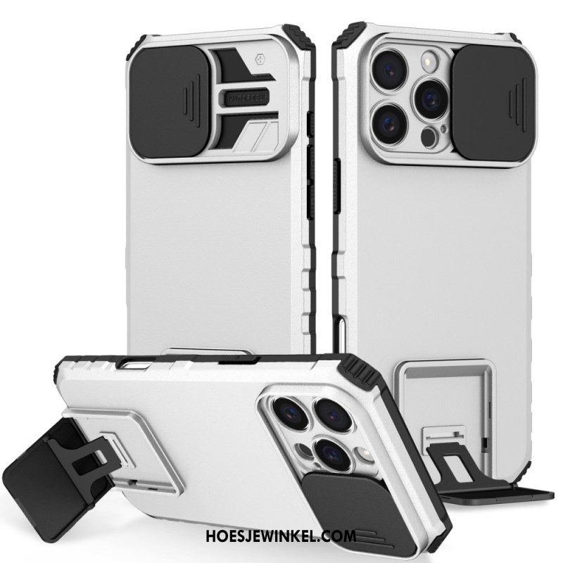 Hoesje Voor iPhone 16 Pro Schuif Voor Camera En Ondersteuning