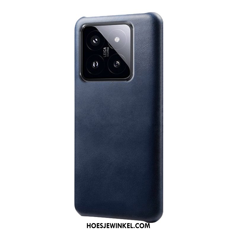 Hoesje Xiaomi 14 Pro Ledereffect Bescherming Hoesje