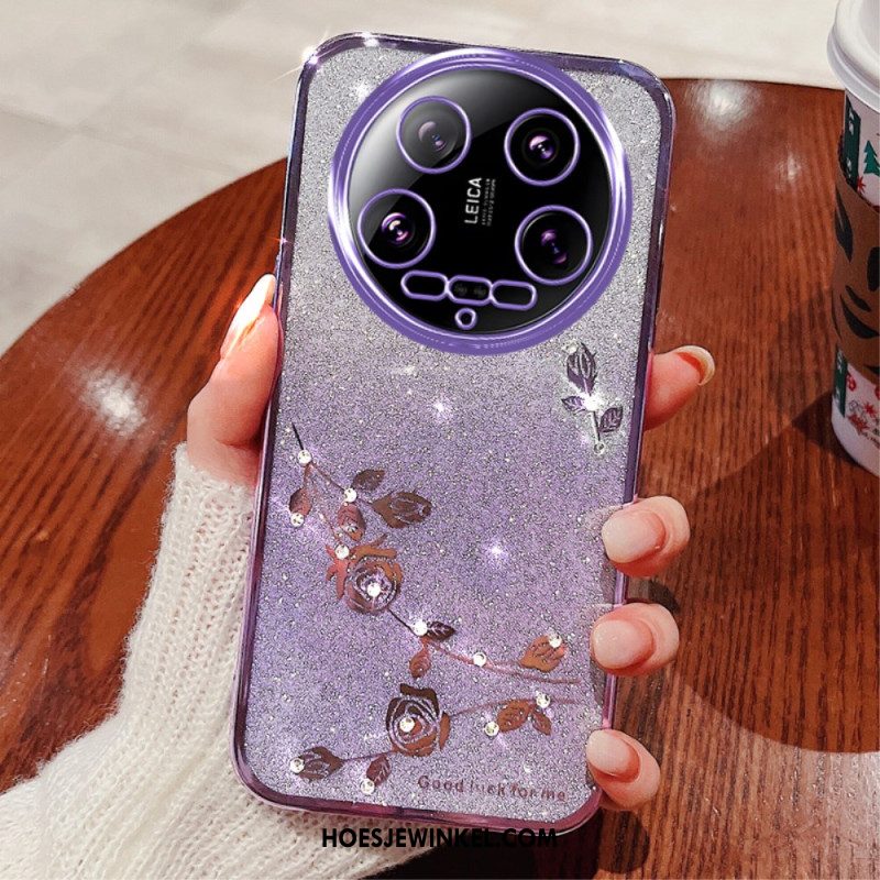 Hoesje Xiaomi 14 Ultra Kadem Glitter Bescherming Hoesje