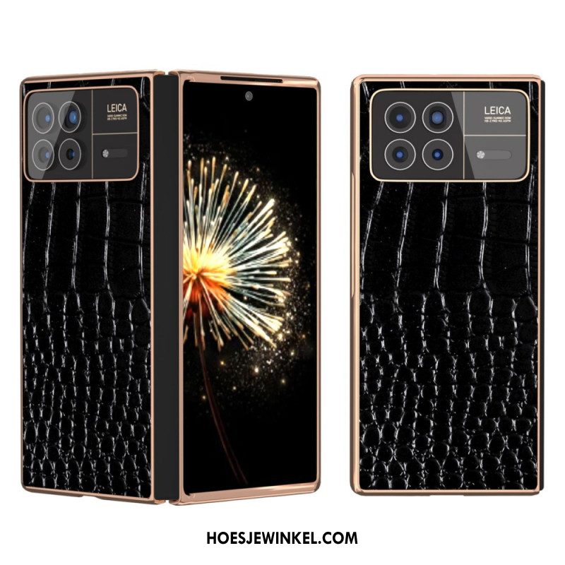 Hoesje Xiaomi Mix Fold 3 Krokodilstijl