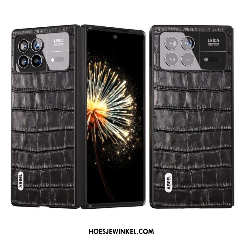 Hoesje Xiaomi Mix Fold 3 Krokodilstijl Abeel