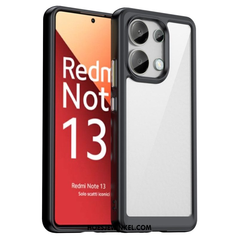 Hoesje Xiaomi Redmi Note 13 4g Hybride Gekleurde Randen