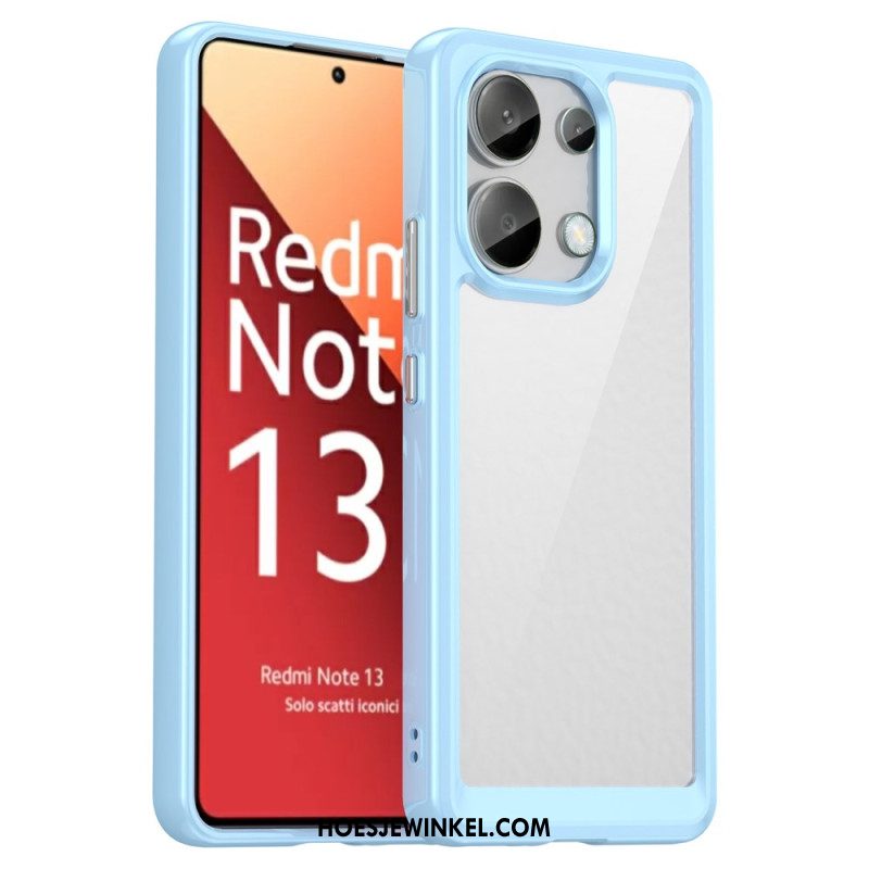 Hoesje Xiaomi Redmi Note 13 4g Hybride Gekleurde Randen