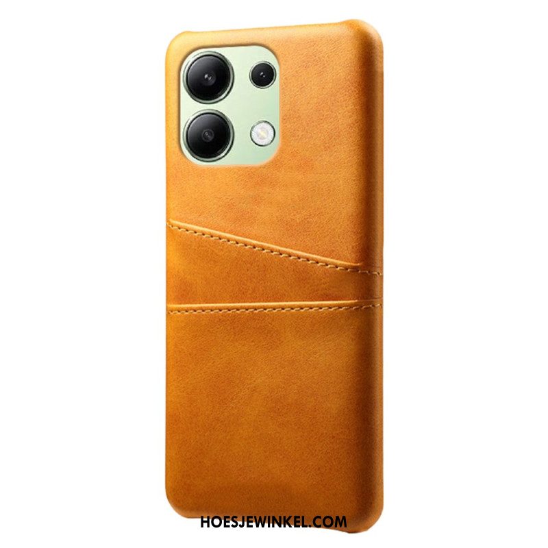 Hoesje Xiaomi Redmi Note 13 4g Kaarthouder Met Leereffect