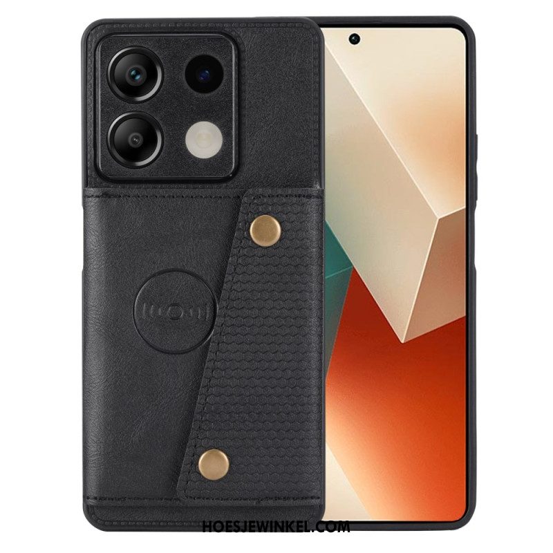 Hoesje Xiaomi Redmi Note 13 5g Kaarthouder Met Leereffect