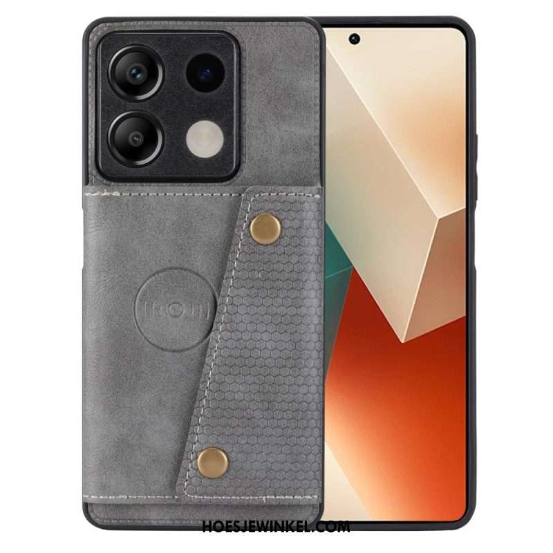 Hoesje Xiaomi Redmi Note 13 5g Kaarthouder Met Leereffect