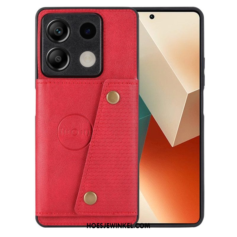 Hoesje Xiaomi Redmi Note 13 5g Kaarthouder Met Leereffect