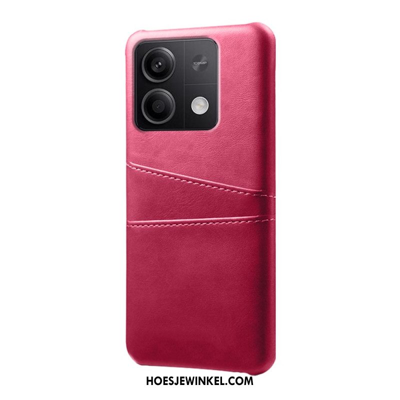 Hoesje Xiaomi Redmi Note 13 5g Kaarthouder Met Leereffect