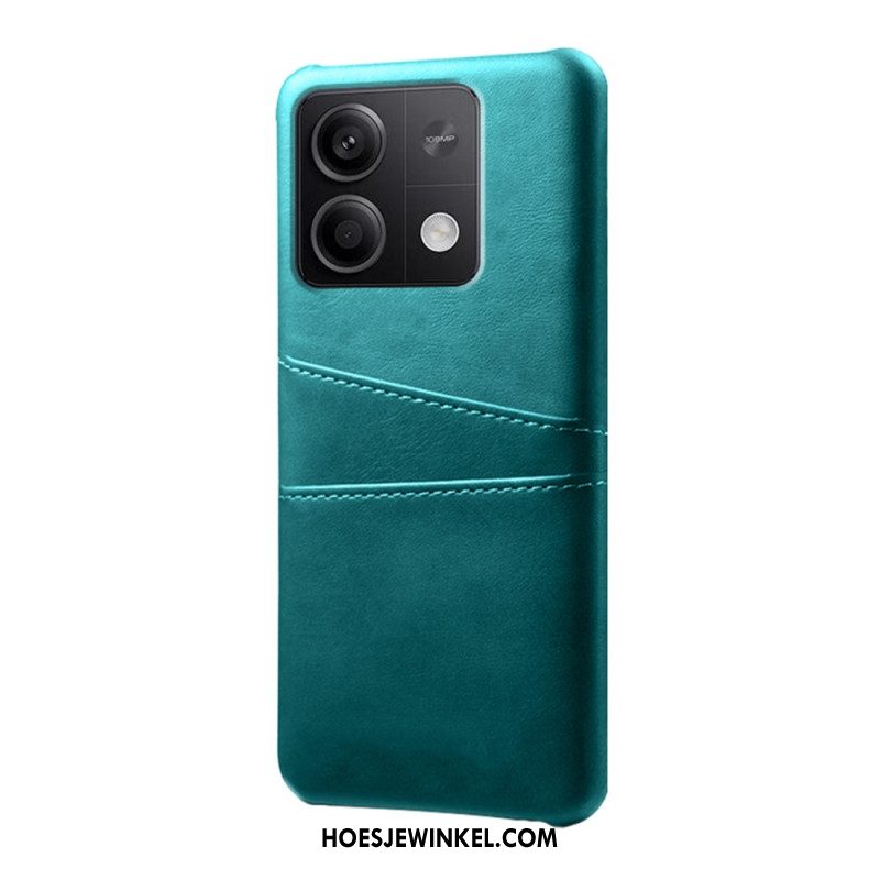 Hoesje Xiaomi Redmi Note 13 5g Kaarthouder Met Leereffect