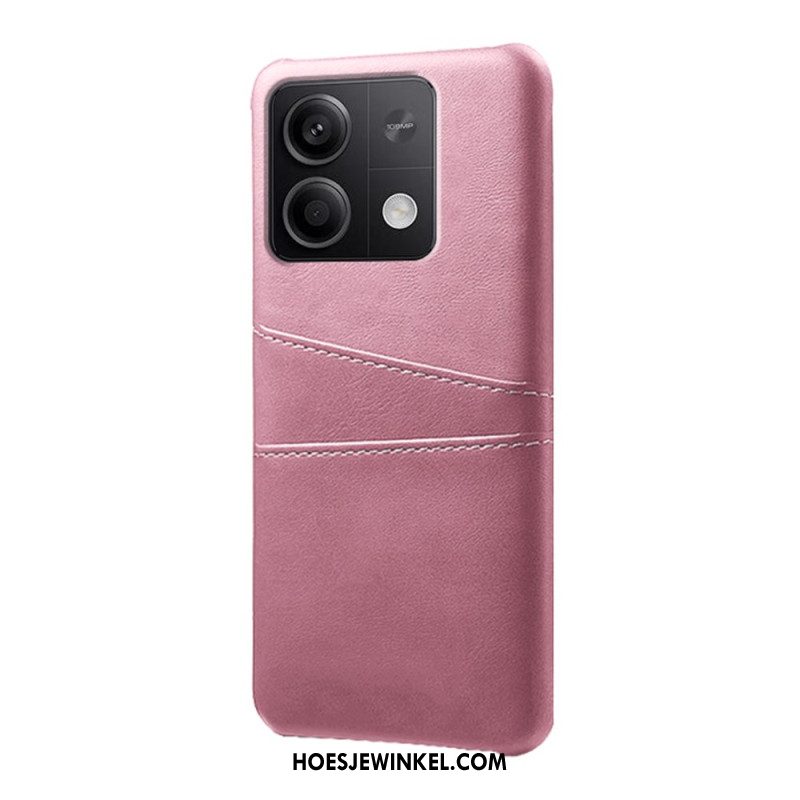 Hoesje Xiaomi Redmi Note 13 5g Kaarthouder Met Leereffect