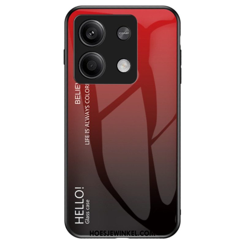 Hoesje Xiaomi Redmi Note 13 5g Kleurverloop Van Gehard Glas