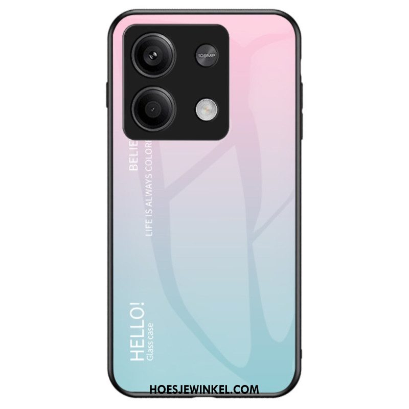 Hoesje Xiaomi Redmi Note 13 5g Kleurverloop Van Gehard Glas