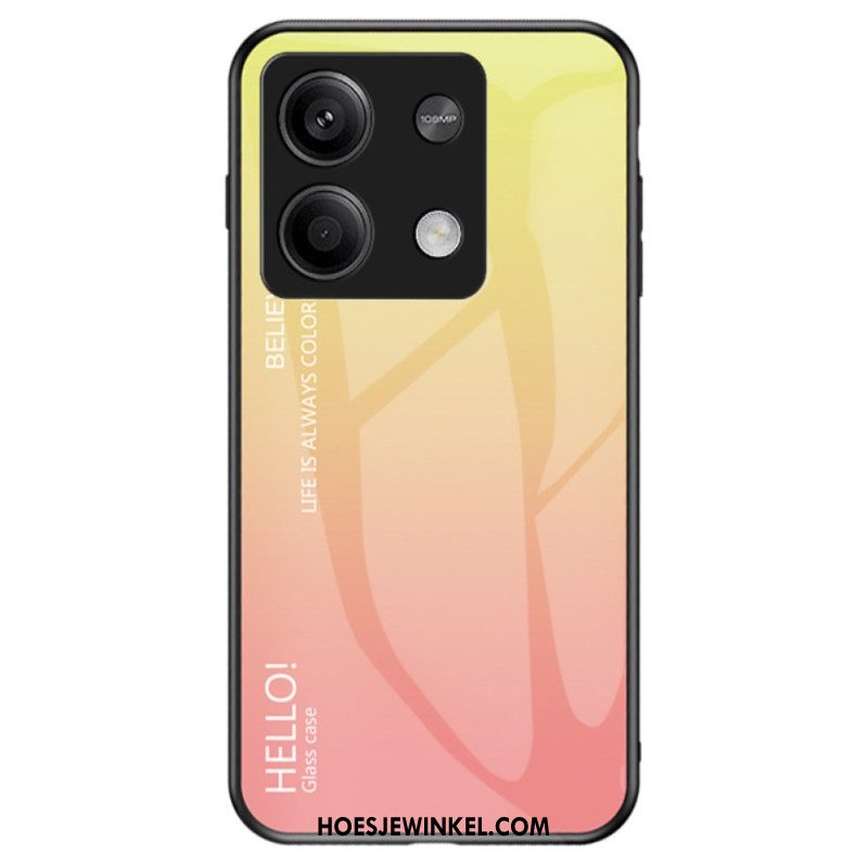 Hoesje Xiaomi Redmi Note 13 5g Kleurverloop Van Gehard Glas