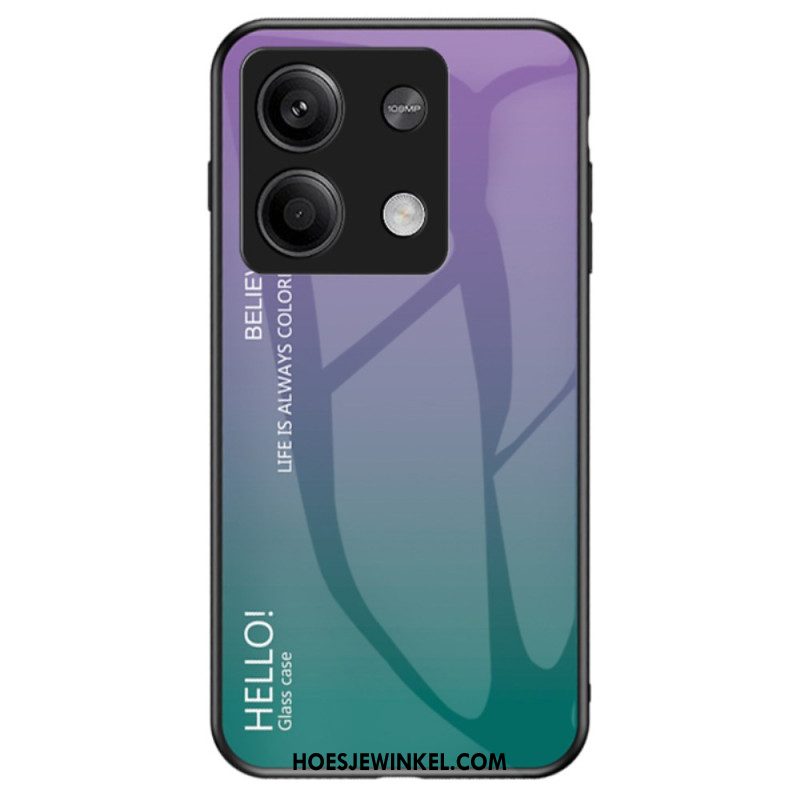 Hoesje Xiaomi Redmi Note 13 5g Kleurverloop Van Gehard Glas