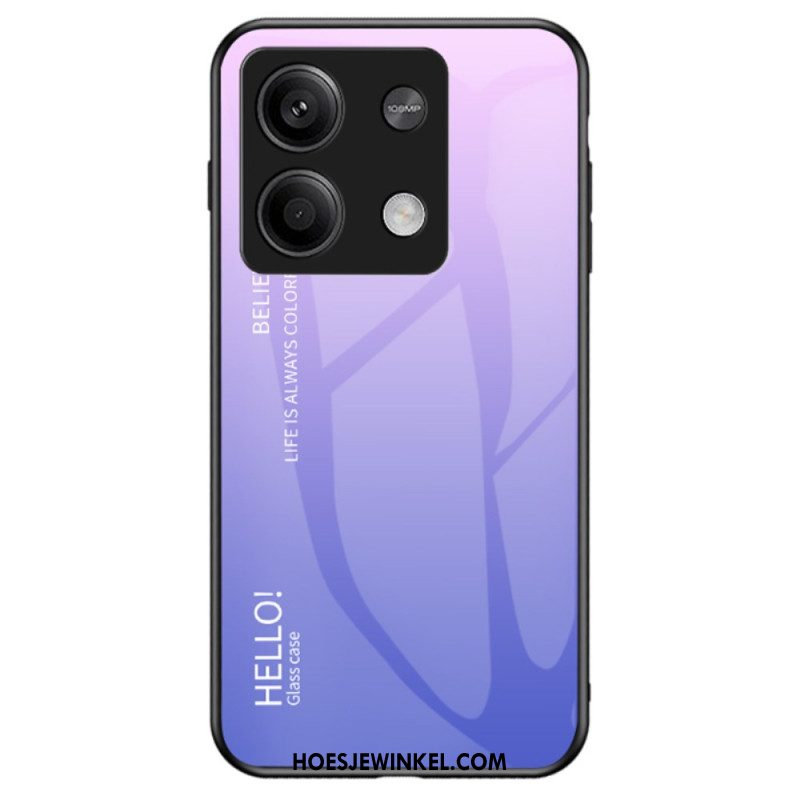 Hoesje Xiaomi Redmi Note 13 5g Kleurverloop Van Gehard Glas