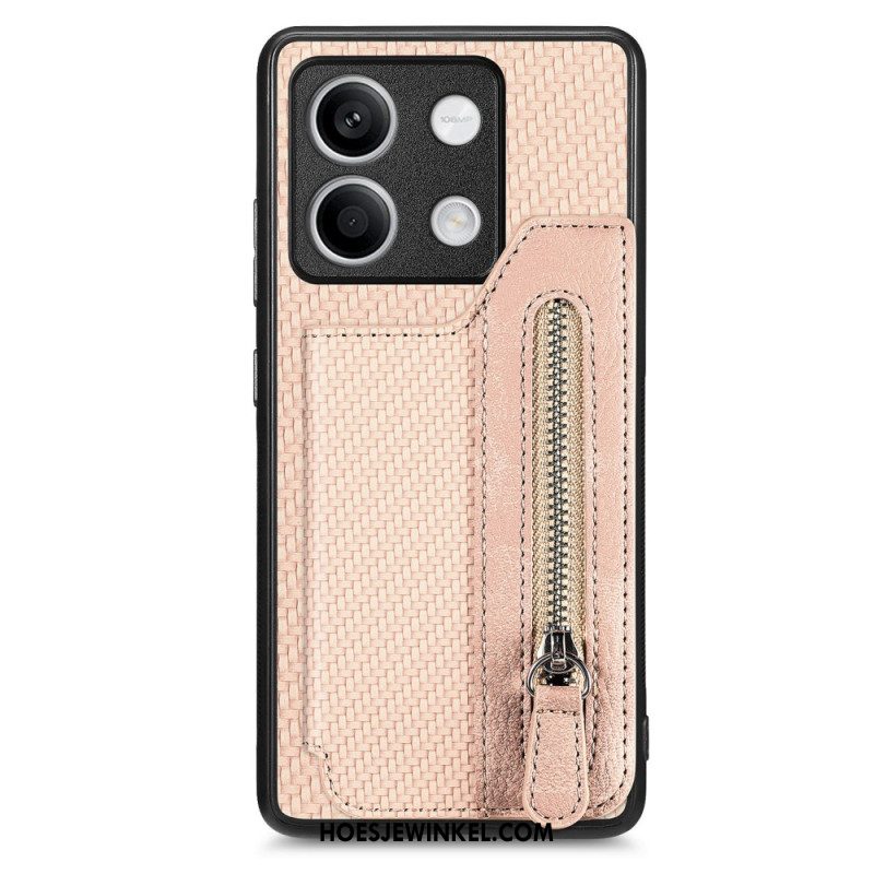 Hoesje Xiaomi Redmi Note 13 5g Portemonnee Met Ritssluiting Bescherming Hoesje