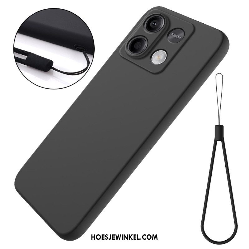 Hoesje Xiaomi Redmi Note 13 5g Vloeibare Siliconen Band Bescherming Hoesje