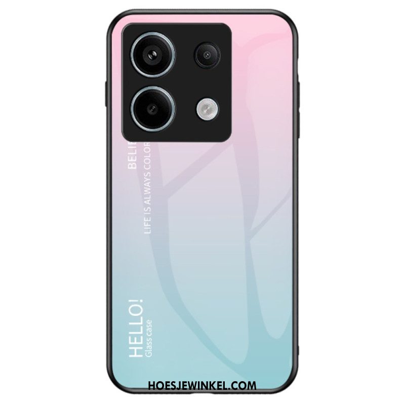 Hoesje Xiaomi Redmi Note 13 Pro 5g Hallo Gehard Glas Bescherming Hoesje