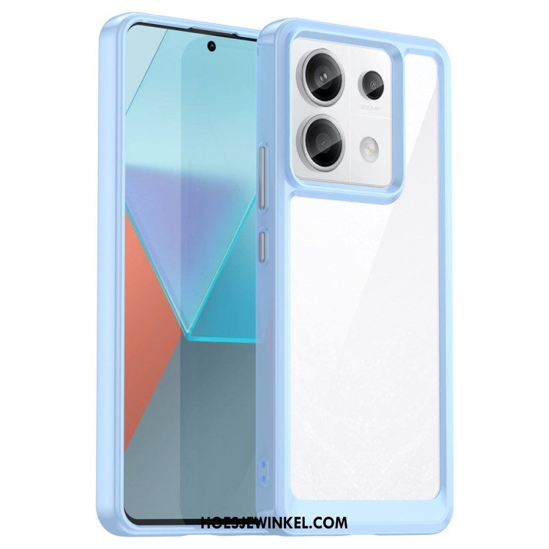 Hoesje Xiaomi Redmi Note 13 Pro 5g Hybride Gekleurde Randen