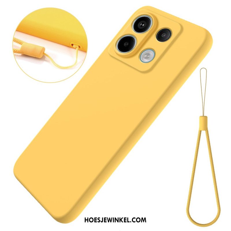 Hoesje Xiaomi Redmi Note 13 Pro 5g Vloeibare Siliconen Band