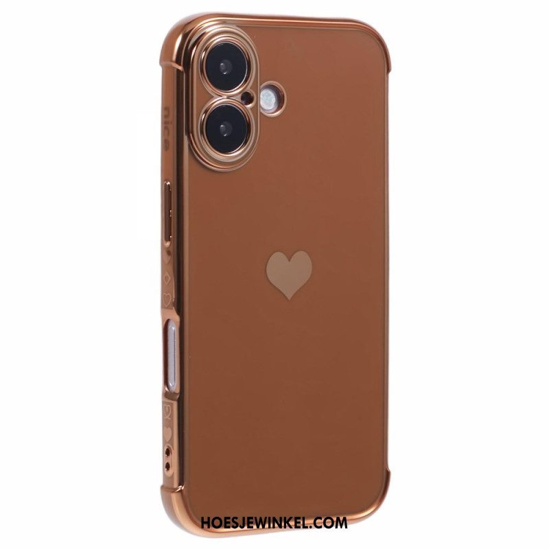 Hoesje iPhone 16 Hartpatroon Bescherming Hoesje