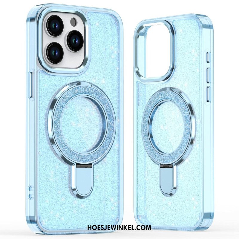 Hoesje iPhone 16 Pro Glitterontwerp Magsafe-compatibel