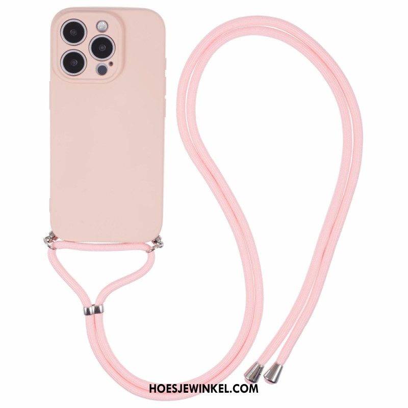 Hoesje iPhone 16 Pro Klassiek Koord