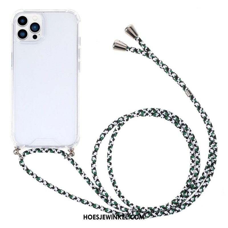 Hoesje iPhone 16 Pro Max Transparant Koord