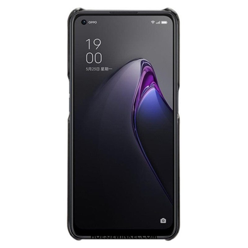 Hoesje voor Oppo Reno 8 Leer-effect