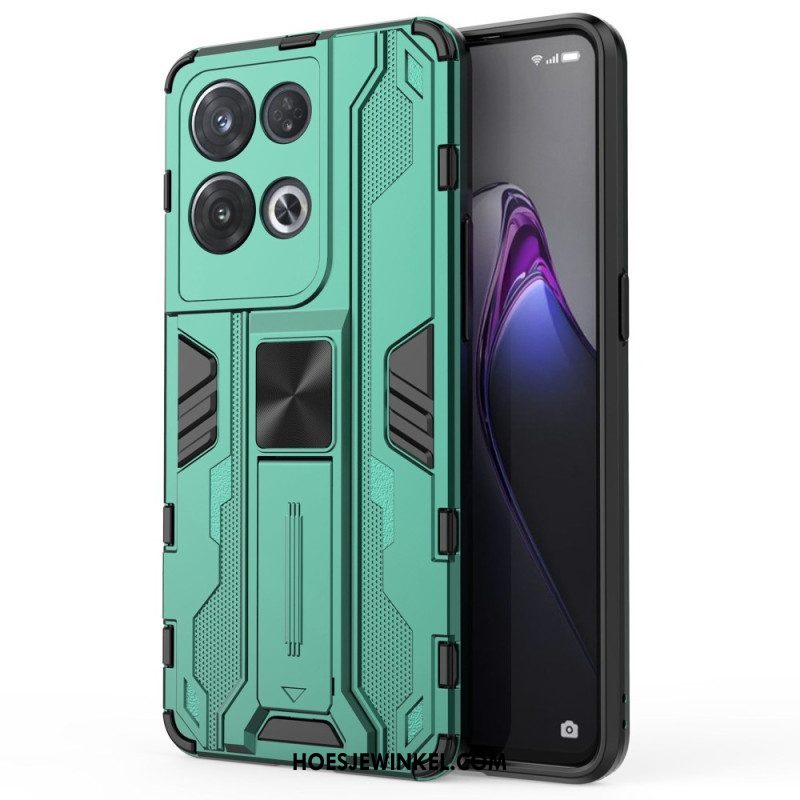 Hoesje voor Oppo Reno 8 Pro Verticale En Horizontale Verwijderbare Steun