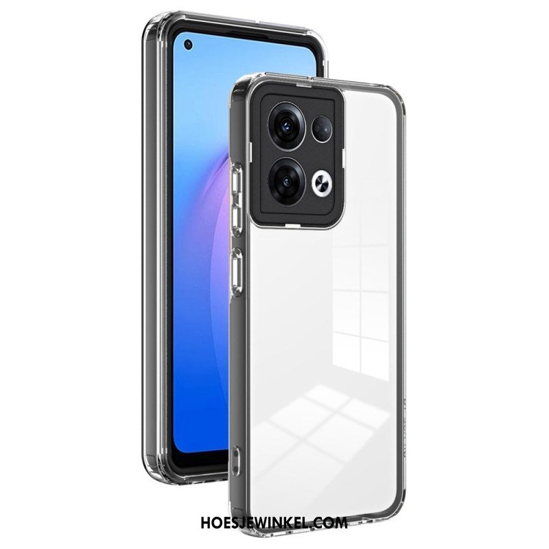 Hoesje voor Oppo Reno 8 Transparante Hybride