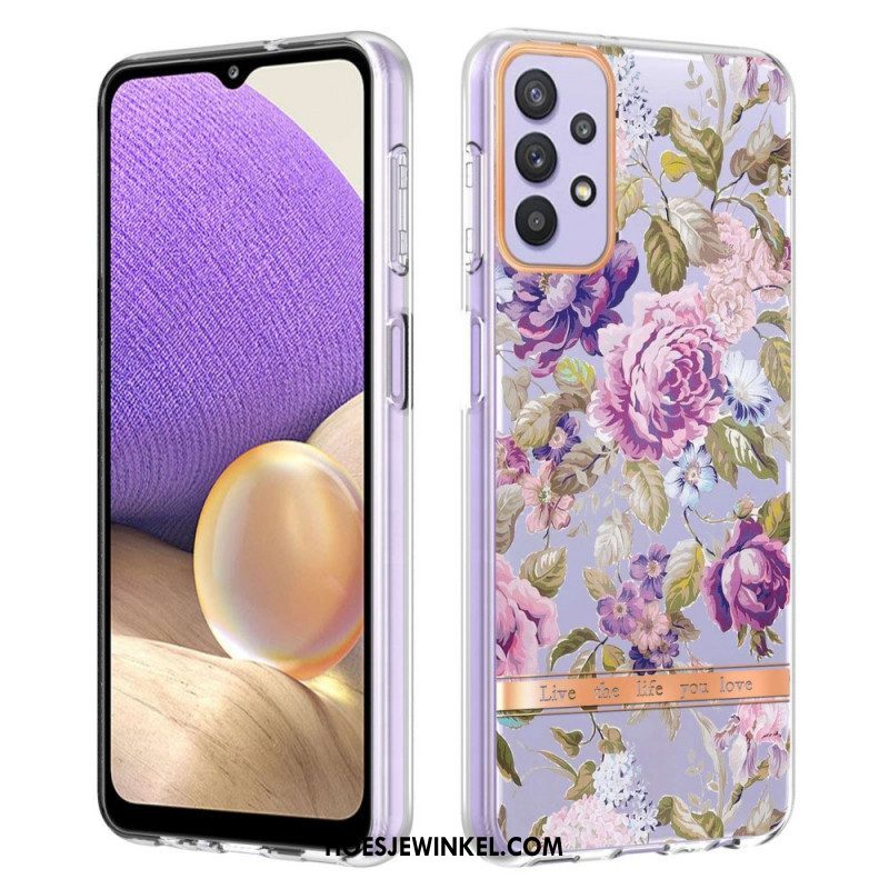 Hoesje voor Samsung Galaxy A13 Kleurrijke Vlinders