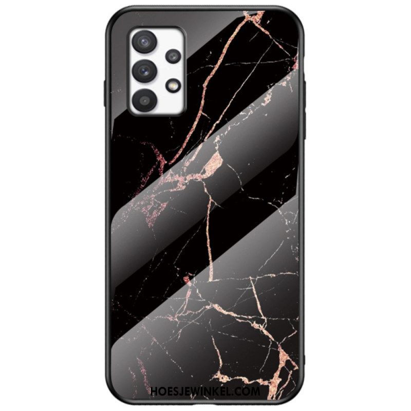 Hoesje voor Samsung Galaxy A53 5G Marmeren Kleuren Gehard Glas