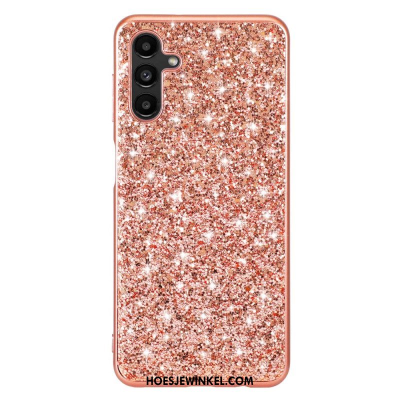 Hoesje voor Samsung Galaxy A54 5G Elegante Pailletten