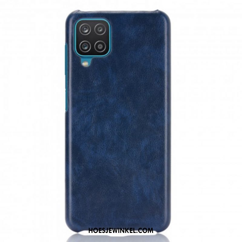 Hoesje voor Samsung Galaxy M12 / A12 Litchi-leereffect