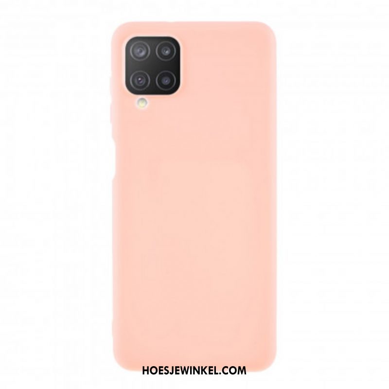 Hoesje voor Samsung Galaxy M12 / A12 Mat Siliconen