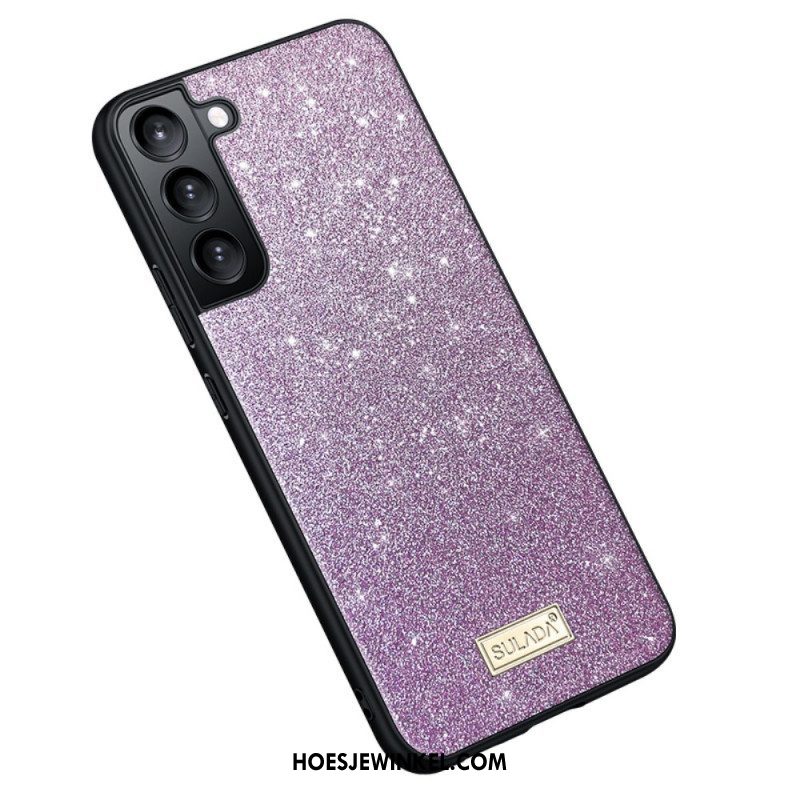 Hoesje voor Samsung Galaxy S22 5G Sulada-pailletten