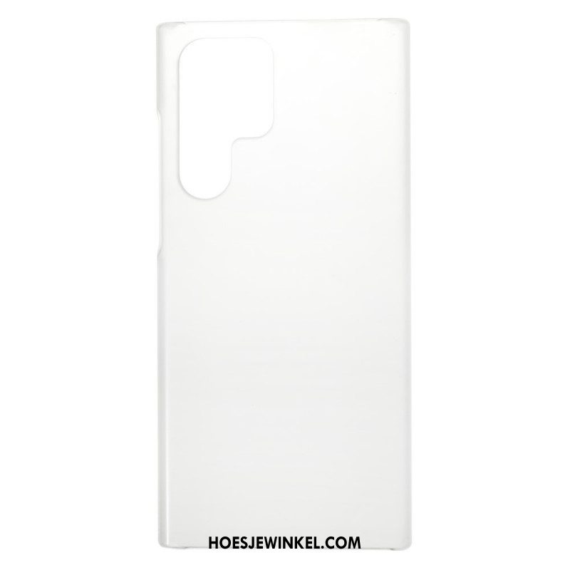 Hoesje voor Samsung Galaxy S22 Ultra 5G Silicium Glanzend