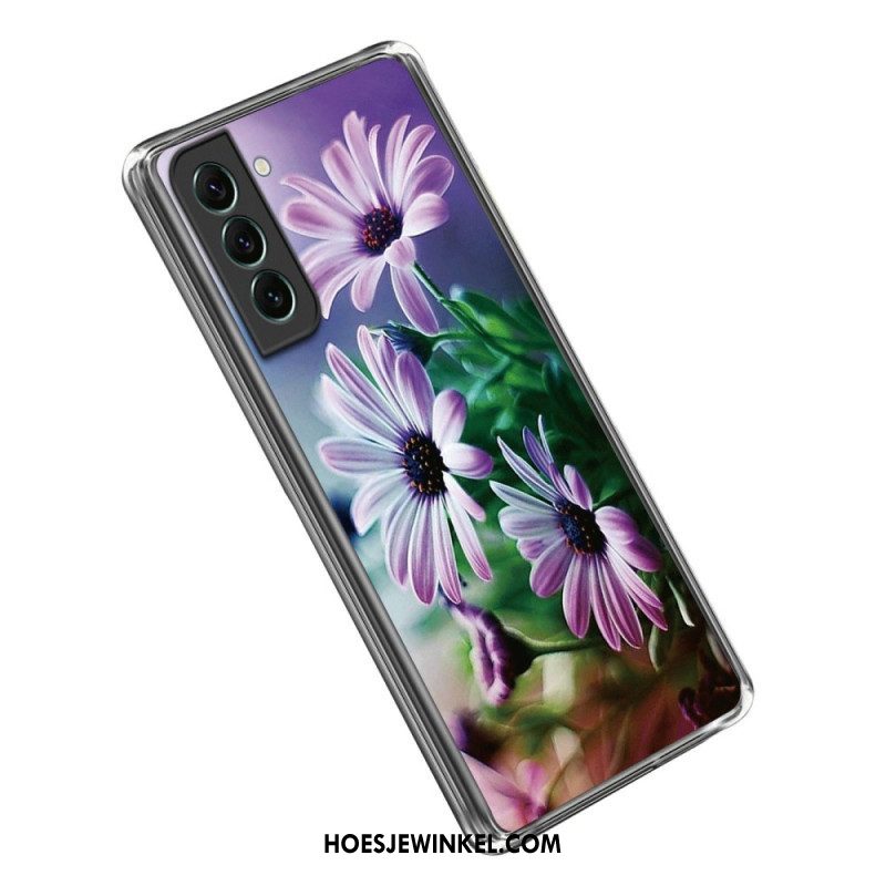 Hoesje voor Samsung Galaxy S23 5G Bloemen Siliconen