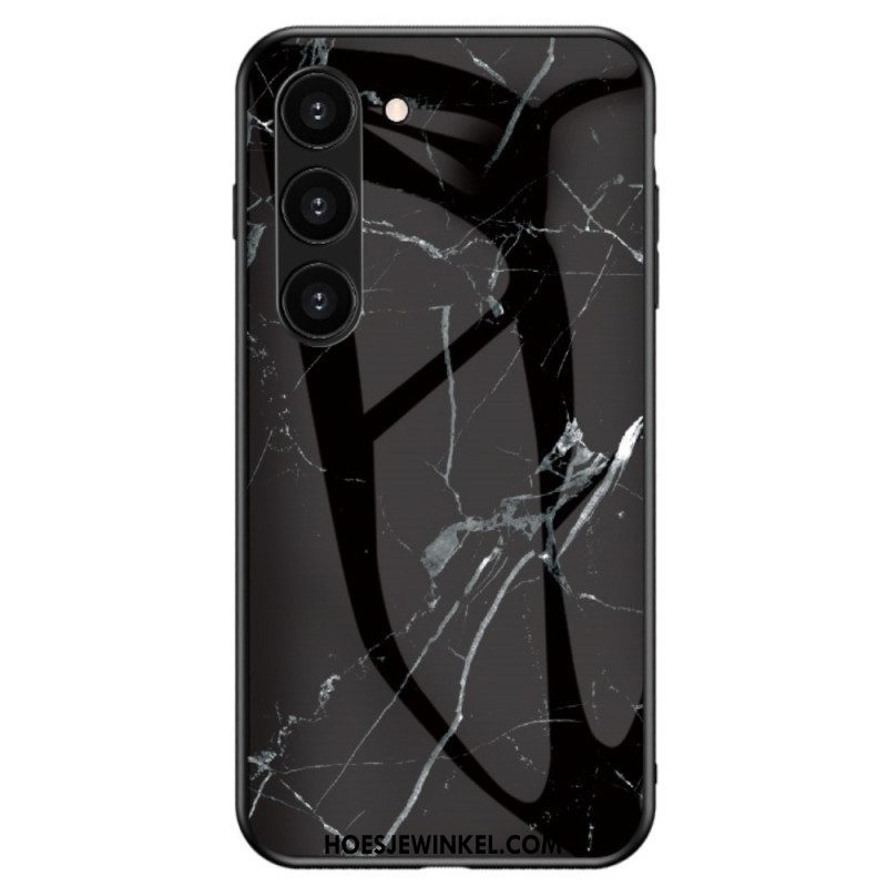 Hoesje voor Samsung Galaxy S23 5G Marmer Gehard Glas