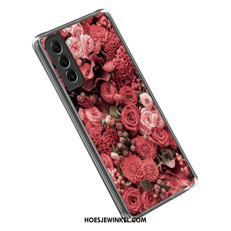 Hoesje voor Samsung Galaxy S23 Ultra 5G Bloemen Bloemen