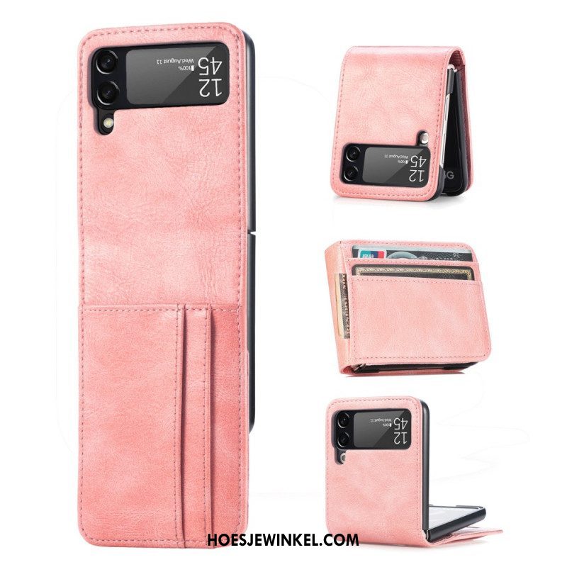 Hoesje voor Samsung Galaxy Z Flip 3 5G Portemonnee Folio-hoesje Stijl Lederen Portemonnee