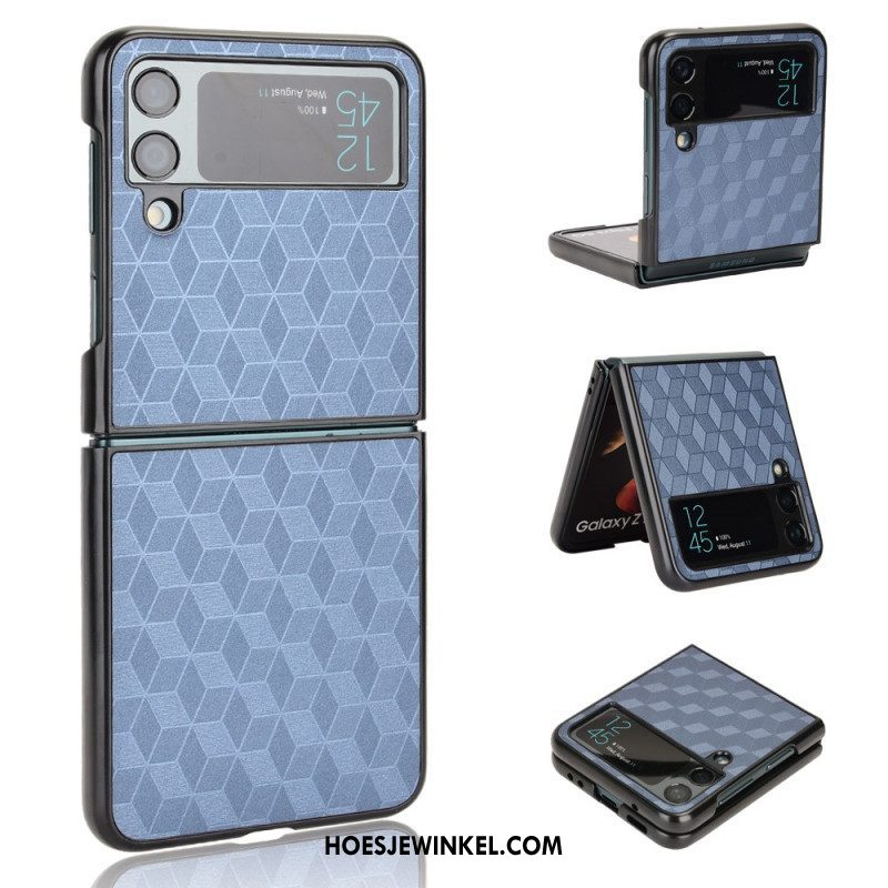 Hoesje voor Samsung Galaxy Z Flip 4 Folio-hoesje 3d-effect