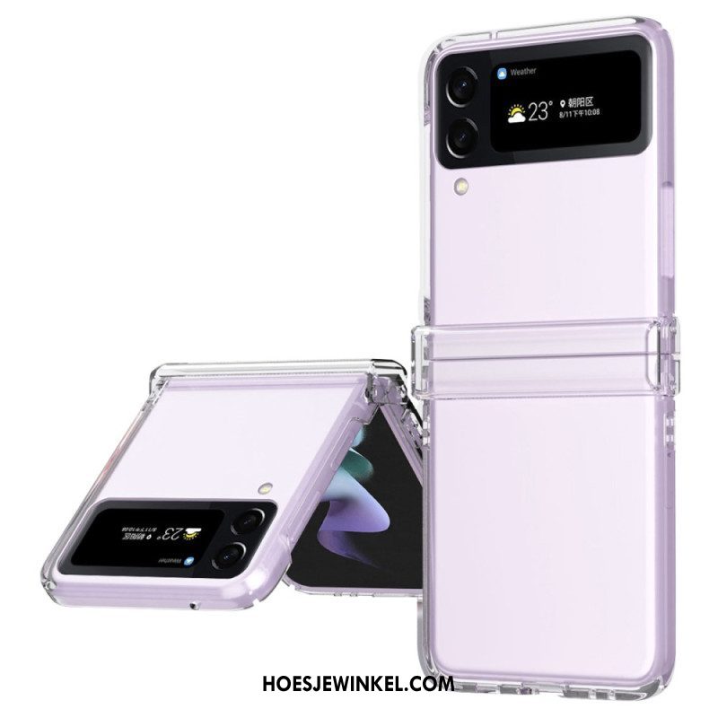 Hoesje voor Samsung Galaxy Z Flip 4 Folio-hoesje Klassiek Mat